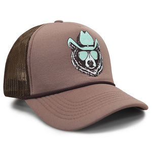 Casquette Trucker personnalisée avec mousse respirante sur le devant et dos en maille, fermeture à boutons-pression en plastique réglables – Approvisionnement direct usine - Product Image 4