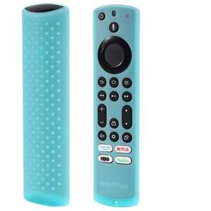 Funda Protectora de Silicona para Control Remoto Fire TV4 <span class=keywords><strong>Alexa</strong></span> de <span class=keywords><strong>4</strong></span>.ª <span class=keywords><strong>Generación</strong></span>, Cubierta de Color Luminoso para Control Remoto Inteligente - Product Image 2