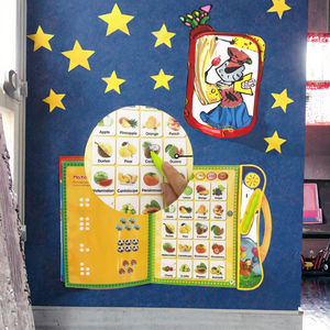 Livre sonore interactif personnalisé de jeu d'association : Compte et connecte les fruits identiques, avec option OEM - Product Image 4