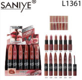 Brillo Labial Saniye L1361, Líquido Hidratante, Tamaño Regular, Maquillaje Popular para Labios - Product Image 1
