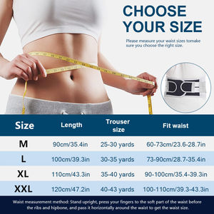 Ceinture lombaire médicale avec 4 plaques de soutien robustes pour le bas du dos - Product Image 5