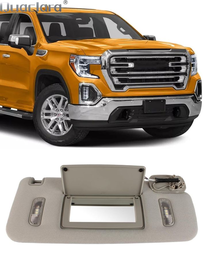 Quaclara New Car Sun Visor & Sunshade Panel for Sierra for Chevy ...
