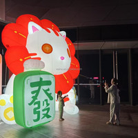 Festival mascotte décoration gonflable chat porte-bonheur japon jouets ballon personnage de dessin animé chat japonais