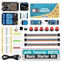 Kit électronique de base pour l'éducation STEM KUONGSHUN, 10+ projets DIY programmables, kit d'apprentissage ESP32 complet pour Arduino