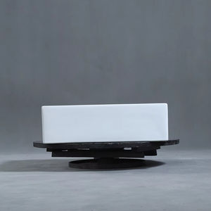 Lavabo Rectangular de lujo moderno de Venta caliente Fácil de limpiar Diseño moderno Lavabo de cerámica de baño moderno de un solo orificio - Product Image 3