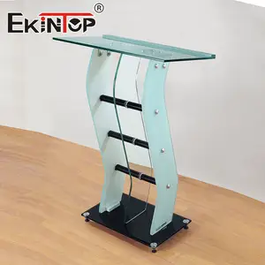 Ekintop diğer ticari mobilya podyum kürsü standı cam minber tasarımlar kilise podyum minber