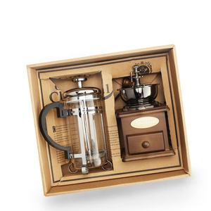 Moulin à café manuel à pression français, 350ml, pour café et thé, ménage, coffret cadeau, Coffeeware - Product Image 2
