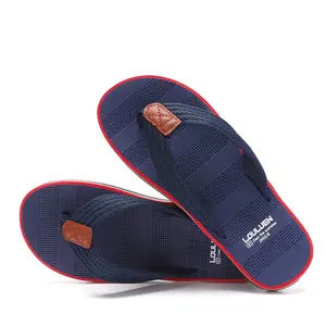 Chinelo de eva macio para homens, sandália de pvc antiderrapante para praia, atacado