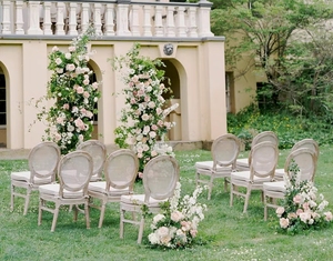 Salle à manger nordique <span class=keywords><strong>seconde</strong></span> <span class=keywords><strong>main</strong></span> arc-en-ciel chaises à dossier haut en osier jardin paon <span class=keywords><strong>chaise</strong></span> en rotin - Product Image 5