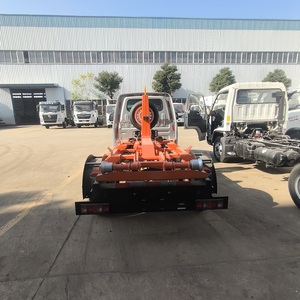 รถบรรทุกขยะไฟฟ้าแบรนด์จีน แบบยกตู้ขยะได้ ตู้ขยะถอดได้ ตัวถังแบบถอดประกอบได้ รถบรรทุกขนขยะแบบ Skip Loader สำหรับขาย - Product Image 5