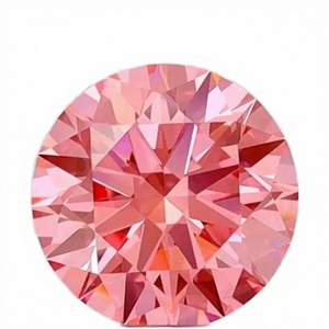 เพชรหลวมทรงกลมเจียระไนแบบบริลเลียนท์ สีชมพูสดใส ขนาด 1.50 กะรัต ถึง 2.00 กะรัต ความสะอาดระดับ VS2 ได้รับการรับรองจาก IGI ของ Sutariya Brothers ผลิตด้วยวิธี HPHT CVD - Product Image 1