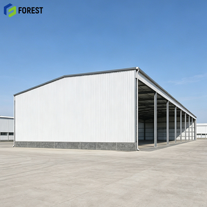 Almacén de Almacenamiento de Estructura de Acero Pre-fabricada sin Columnas, Centro de Depósito de Materiales Terminados de Gran Altura - Product Image 1