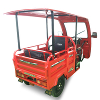 Gonghua Mini Moto Électrique Multifonction à 3 Roues pour Transport de Passagers et Marchandises, Tricycle Électrique