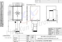 Modules d'affichage TFT LCM 3,5 pouces avec interface MPU 16 bits, IPS / Angle de vision complet, 40 broches, 320 nits, 320 cd/320x480