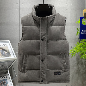 Chaleco de Pana Grueso y Cálido para Hombre, Sin Mangas, Estilo Casual de Otoño, Chaleco de Moda para Uso Diario, Precio de Fábrica - Product Image 2