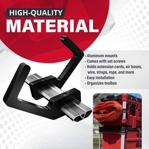 ตะขอยึดลวดกล่องเครื่องมือสายต่อพ่วงที่เก็บตะขอตัวยึดสายไฟ - Product Image 2
