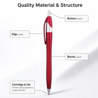 Stylo à bille personnalisé avec logo, stylo à bille rétractable en plastique, couleur personnalisée imprimée pour le bureau, les étudiants, cadeau promotionnel
