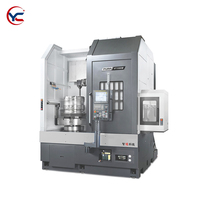 Tour vertical CNC de haute précision PUMA VT1100, portée de 1100 mm, précision de ±0,001 mm, robuste, commande FANUC 5 axes, tourelle 12T, CE ISO