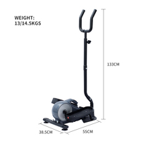 Machine d'entraînement elliptique d'équipement de forme physique de marche de gymnase d'intérieur professionnel avec la poignée