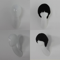 Beau mannequin mural personnalisé en fibre de verre pour tête de mannequin présentoir à perruque