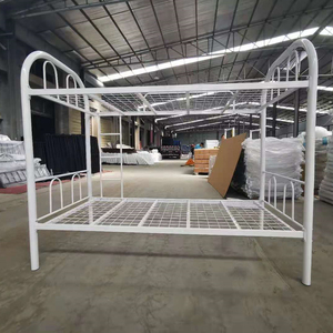 Modern Strong Steel Durable Adjustable Full Size Heavy Duty Eco-Friendly Bunk <b>Bed</b> for School Hotel Apartment Bedroom Hospital - Product Image 6
