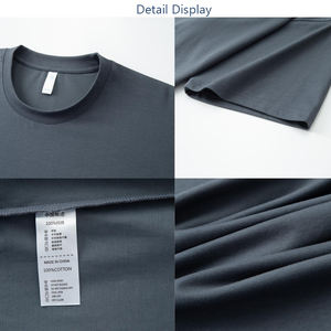 Custom Logo White t Shirt <strong>Manufacturing</strong> Short Sleeve Crew Solid Color Casual <strong>Clothing</strong> Classic Basic Men s t Shirts - Product Image 3