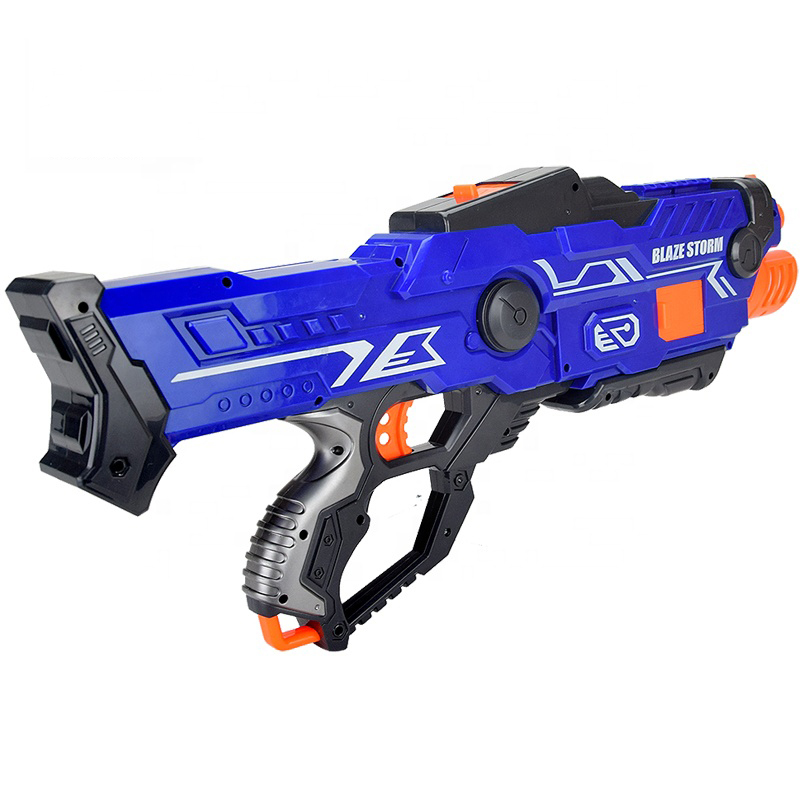 Pistolet jouet électrique trou souple balles fléchettes jouet mousse sûr ventouse balle garçons pistolet jouets pistolet de tir continu avec cible / Jeux de plein air et sports