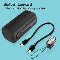 Nouvelle batterie au lithium polymère 10000 mAh, étanche, ultra-fine, portable, avec charge rapide, écran LED, taille mini, câble inclus