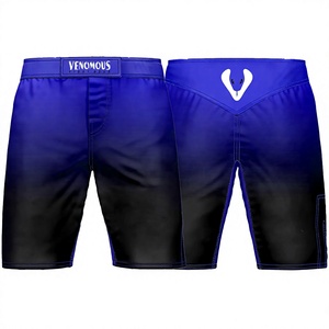 Pantalones Cortos de Lucha MMA Personalizados VENOMOUS, Ligeros, de Lona, con Cierre de Cordón, Cintura Media, Unisex, para Entrenamiento, Grappling y Fitness - Product Image 1