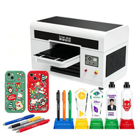 Impresora UV de Alta Resolución XP600 F1080, Máquina Digital de Etiquetas de Cristal con Pantalla Táctil Automática de Grado Industrial para Carcasas de Teléfono
