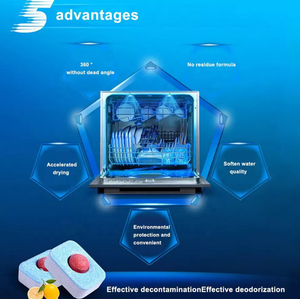 Pastiglie per Lavastoviglie OEM 10/12/15g, Vendita all'Ingrosso, Personalizzabili, per Macchie d'Olio, Detergente Ecologico Effervescente - Product Image 6