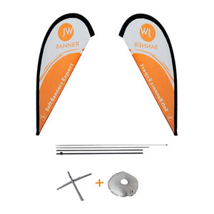 Tùy Chỉnh Cờ Lớp <span class=keywords><strong>Teardrop</strong></span> Biểu Ngữ Cắm Trại Golf Lông Cờ Quảng Cáo Flex Biểu Ngữ Đứng Trang Trí Bãi Biển Cờ - Product Image 2