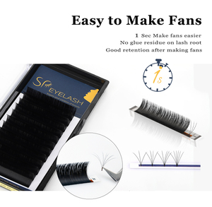 SP Lông Mi Nhà Máy Giá Nhãn Hiệu Riêng Dễ Dàng Fan Khối Lượng Mềm Khối Lượng Lông Mi Lông Mi Mở Rộng Cá Nhân Dễ Dàng Fan Mở Rộng - Product Image 4