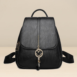 Nueva Mochila de PU de Doble Asa para Mujer, Juvenil, con Cierre, Duradera, Práctica, de Viaje, Gran Capacidad de 25-50L, para Estudiantes Universitarias - Product Image 4
