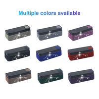 Boîte de rangement pour pièces de monnaie de voiture en ABS de luxe avec 4 compartiments pour l'intérieur de la voiture - Organisateur d'argent créatif