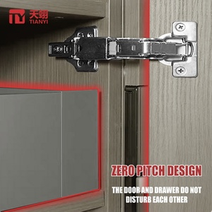 High Quality Modern <b>Cabinet</b> <b>Hinge</b> Durable Precision Design for Kitchen Living Room Bedroom Furniture Hardware Wide 165° Opening - Product Image 5