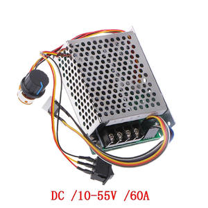 Contrôleur de vitesse de moteur 12V CC 10-55V 60A, interrupteur réversible CW CCW, affichage <span class=keywords><strong>numérique</strong></span>, <span class=keywords><strong>convertisseur</strong></span> CC-CC, module de tension d'alimentation - Product Image 2