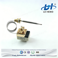 Thermostat capillaire 300 degrés pour friteuse avec écrou, unité de contrôle de température mécanique, pour appareils électroménagers de cuisine et rôtissoires électriques