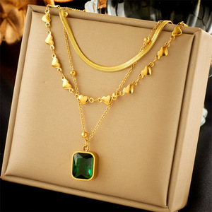 <span class=keywords><strong>Collier</strong></span> 15 modèles en acier inoxydable <span class=keywords><strong>Collier</strong></span> en or 18 carats à la mode à <span class=keywords><strong>prix</strong></span> d'usine <span class=keywords><strong>Collier</strong></span> <span class=keywords><strong>de</strong></span> bijoux en acier inoxydable avec papillon et <span class=keywords><strong>perles</strong></span> - Product Image 3