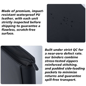 Vente en gros : Classeur à 9 pochettes pour 360 cartes de 3x4 pouces, album de rangement double face pour cartes à collectionner PKM TCG et cartes sportives - Product Image 3