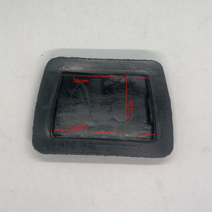 Almohadilla de goma para pedal de freno de triciclo eléctrico, tapete antideslizante de 56x42,5mm para vehículos de cuatro ruedas - Product Image 1