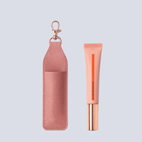 Étui à rouge à lèvres mini YY en cuir, pochette moderne pour rouge à lèvres, boîte à charme pour femme, petite pochette à rouge à lèvres pour sac à main