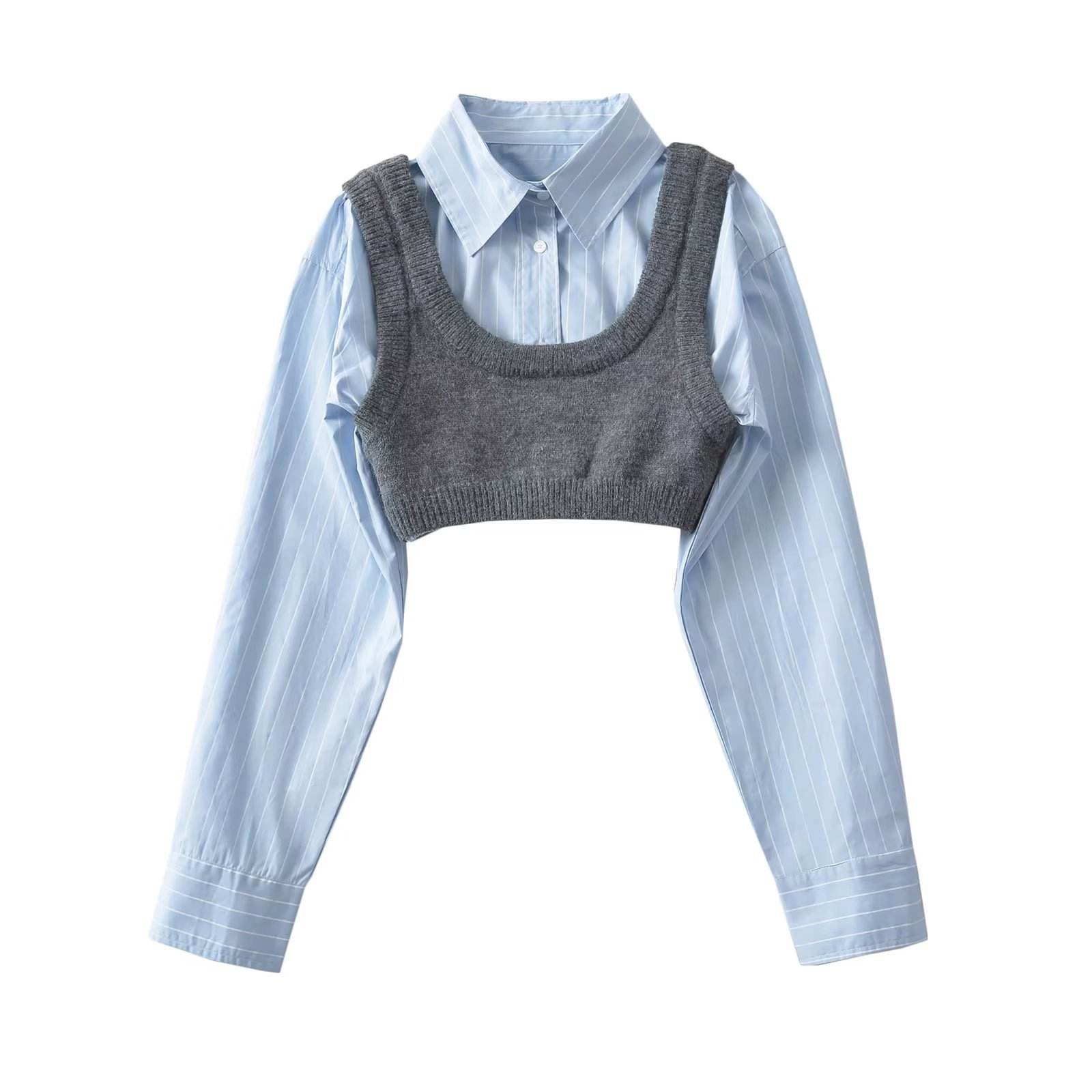 C608ST07 Dark Gray Top