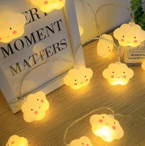 Trẻ Em Của Dễ Thương Đám Mây Mô Hình Đèn 3 Mét 20 Đèn Pin Hộp + USB Dual-Mục Đích Kỳ Nghỉ Chuỗi Đèn Đảng Trang Trí - Product Image 4