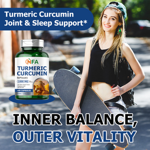 Turmeric Curcumin Capsules 1000 Mg 180 Count <b>Herbal</b> <b>Supplement</b> with Black Pepper Extract Standardized Body Management - Product Image 6