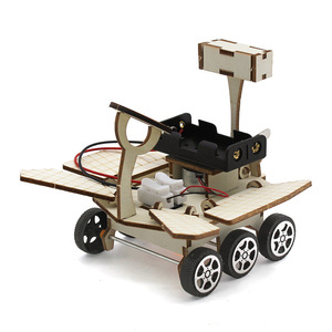 Kit de Ciencia DIY del Vehículo Rover Mars de Zhu Rong, Juguete Educativo de Madera para Niños de 7 a 9 Años, Modelo para Armar Manualmente, Proyecto de Aprendizaje STEM - Product Image 2