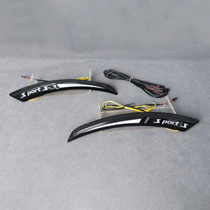 Feux de passage de roue universels à LED, clignotants séquentiels, feux de jour DRL 12V ABS/PC étanches pour tous les modèles de voitures - Product Image 1