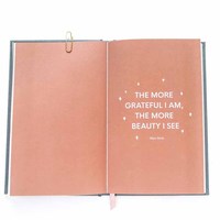 Planificateur quotidien personnalisé A5 pour femmes, journal de pleine conscience, de gratitude, de positivité et d'affirmations, journal de soins personnels, emballage en boîte en papier