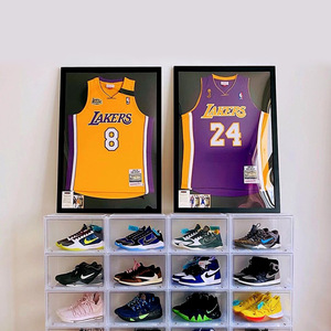 Marco <span class=keywords><strong>para</strong></span> colgar en la pared, hecho a mano con pintura en aerosol, <span class=keywords><strong>para</strong></span> <span class=keywords><strong>camisetas</strong></span> de fútbol, baloncesto, bádminton, ropa firmada, artículos conmemorativos - Product Image 2