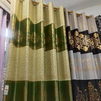 Tissu de rideau occultant de luxe bronzant en gros